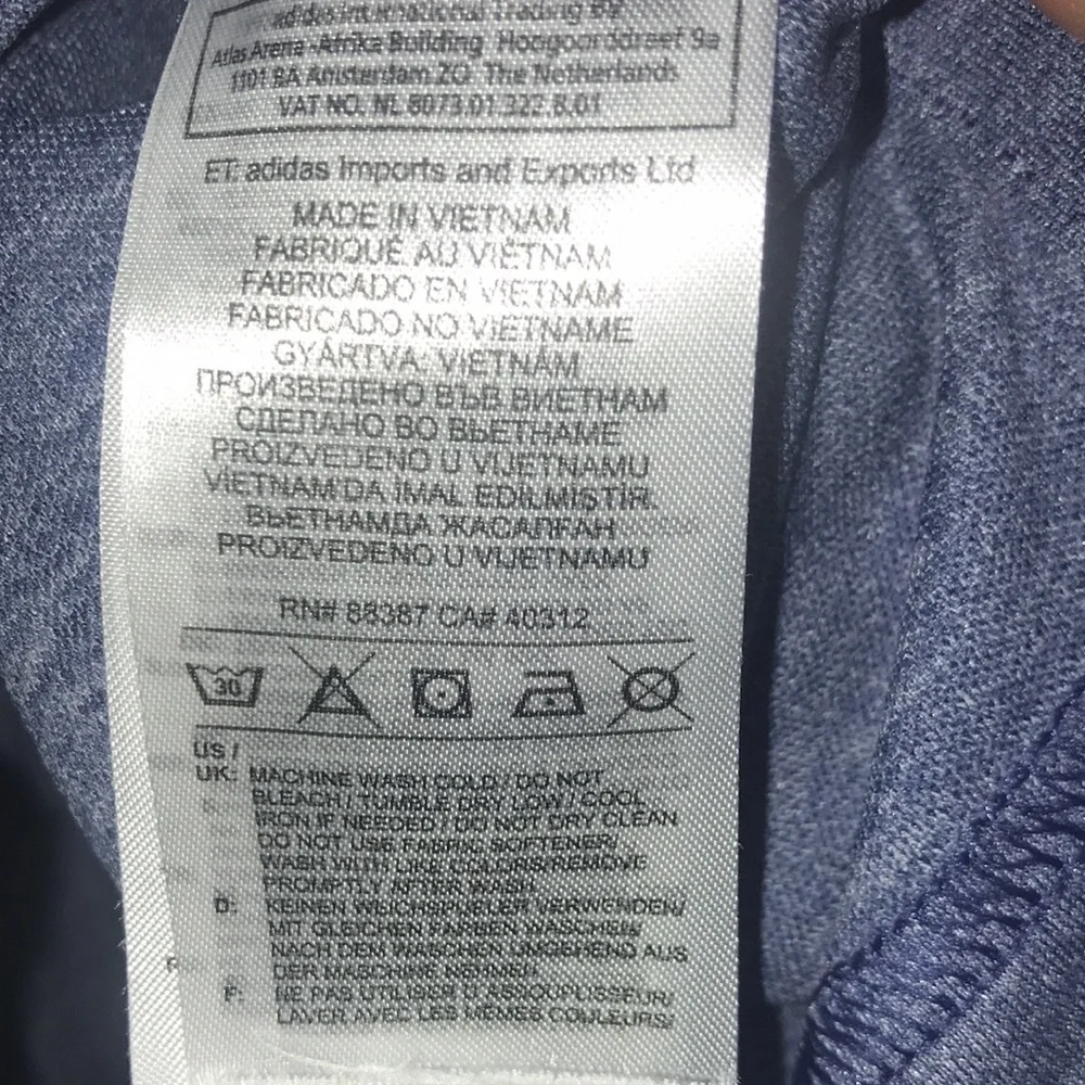 ADIDAS golf shirt small nearly new
